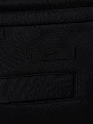 Fleecové sportovní kalhoty Nike černé