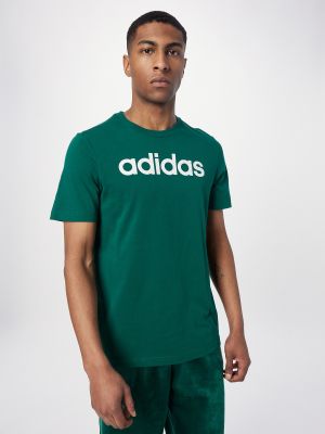 T-shirt brodé en jersey Adidas Sportswear vert