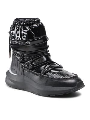 Členkové topánky Ea7 Emporio Armani čierna