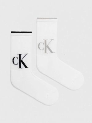 Ponožky Calvin Klein Jeans bílé
