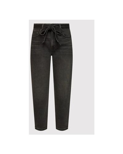 Черные джинсы бойфренды свободного кроя Lauren Ralph Lauren