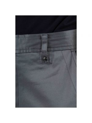 Pantalones chinos de algodón Burberry gris