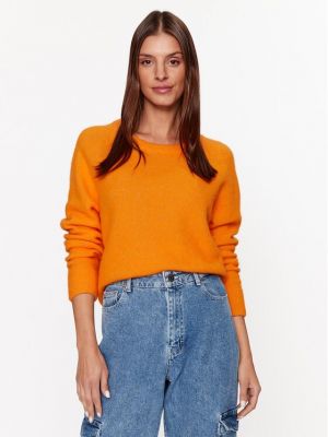Пуловер Samsøe Samsøe оранжево