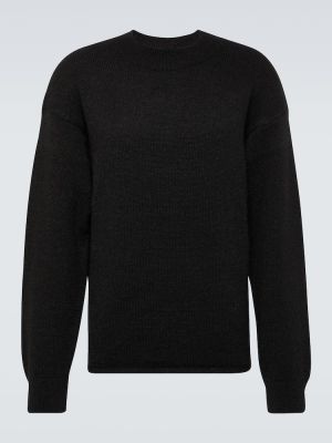 Sweter z alpaki Jacquemus czarny