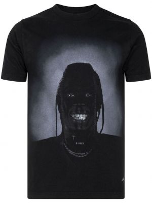 T-shirt en coton Travis Scott noir