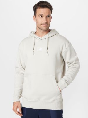 Fleece kardigán Adidas Sportswear fehér