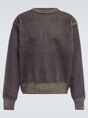 Sweter bawełniany Gr10k szary