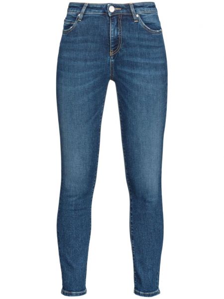 Skinny jeans Pinko blå