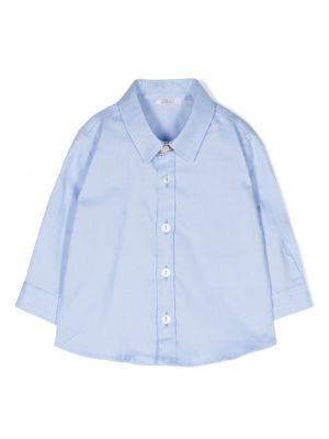 Camicia di cotone Le Bebé Enfant blu