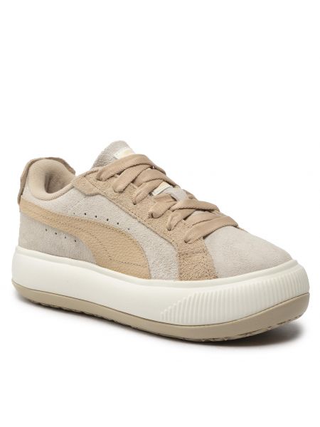 Sneakersy PUMA - Suede Mayu First Sense Wns 386637 02 Marshmallow/Light Sand
