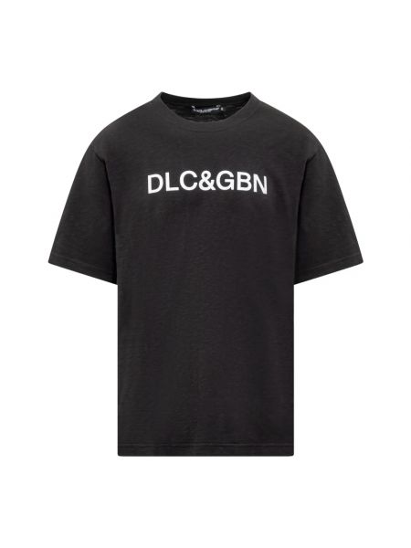 Koszulka z krótkim rękawem Dolce And Gabbana czarna