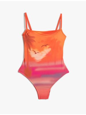 Bikini cu imprimeu tropical Koton
