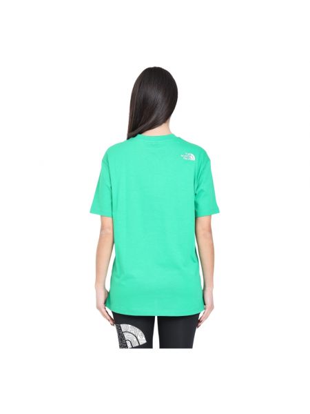 Camiseta oversized The North Face verde