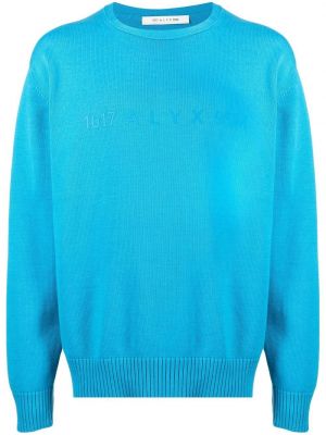 Пуловер бродиран 1017 Alyx 9sm синьо