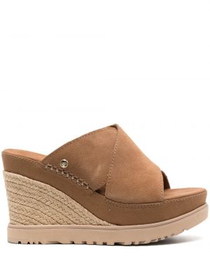 Sandaletter med kilklack Ugg brun