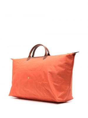 Shopperka Longchamp pomarańczowa