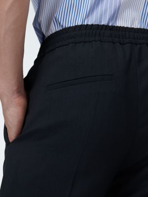 Pantaloni de lână cu gradient din jacard Givenchy