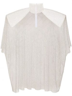 Μπλούζα από διχτυωτό Dolce & Gabbana λευκό