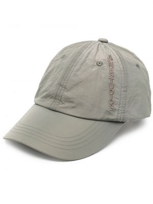 Trykt cap Acne Studios grønn