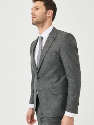 Slim fit priliehavý oblek Altinyildiz Classics sivá