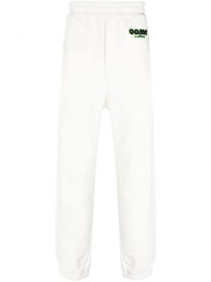 Pantaloni sport din jerseu Oamc alb