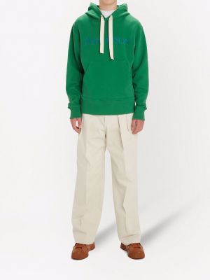 Siuvinėtas džemperis su gobtuvu Jw Anderson žalia