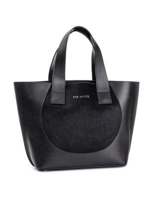 Τσάντα shopper Eva Minge μαύρο