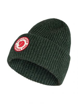 Dzianinowa czapka wełniana Fjällräven zielona