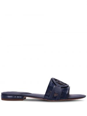 Sandály bez podpatku Polo Ralph Lauren modré