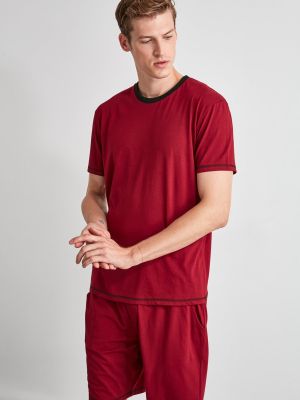 Pletené pyžamo Trendyol červená