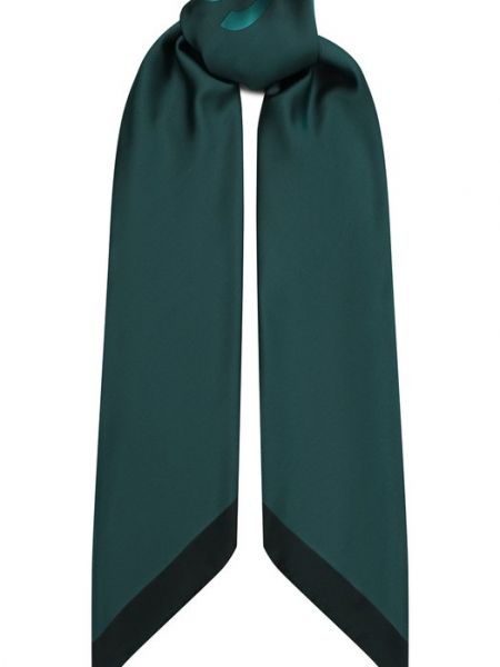 Шелковый платок Elie Saab зеленый