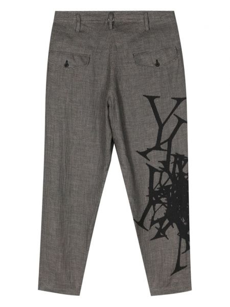 Spodnie w pepitkę Yohji Yamamoto