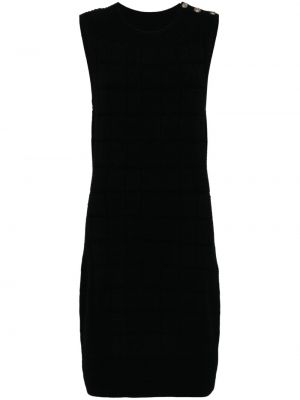 Kleid mit geknöpfter Chanel Pre-owned schwarz