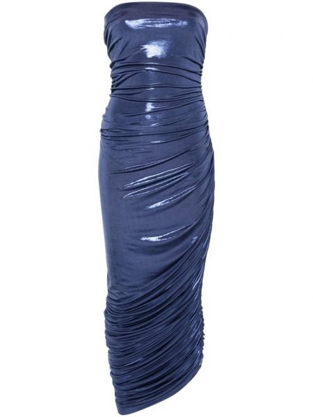 Ίσιο φόρεμα Norma Kamali μπλε
