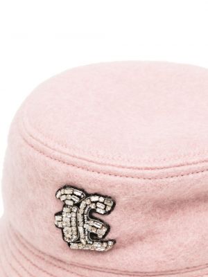Mütze mit kristallen Ermanno Scervino pink