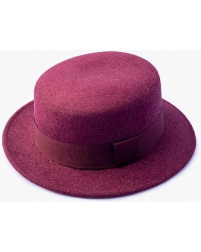 Шляпа с узкими полями Elegant, бордовый