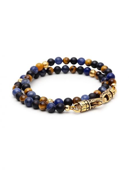 Perlen armband mit tiger streifen Nialaya Jewelry