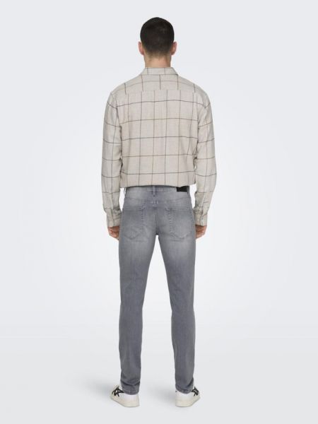 Skinny jeans Only & Sons grau
