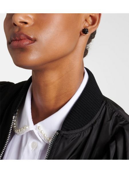 Ohrring mit kristallen Simone Rocha schwarz