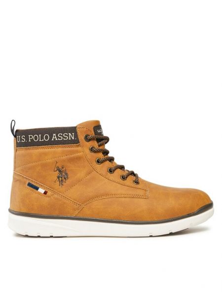 Туфли на шнуровке U.s. Polo Assn. коричневые