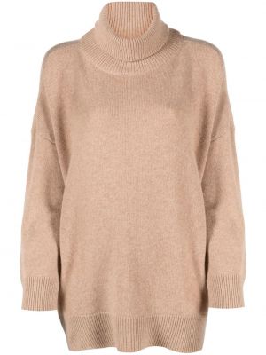 Кашмирен пуловер Max & Moi кафяво
