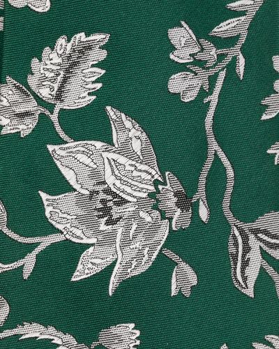 Corbata de flores Kiton verde