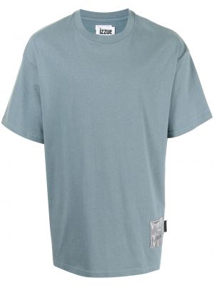Camiseta con estampado Izzue azul