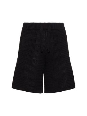 Pantalones cortos de algodón Garment Workshop negro