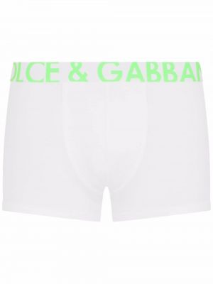 Bomull boksershorts Dolce & Gabbana hvit