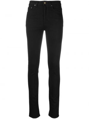 Skinny fit džínsy Saint Laurent čierna