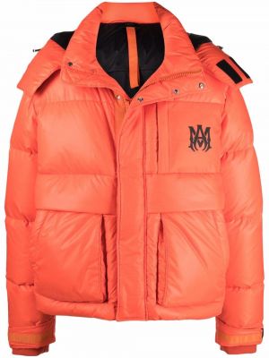 Dūnu jaka ar kapuci Amiri oranžs