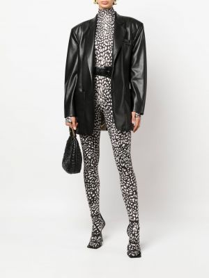 Leopardimustriga pükskostüüm Roberto Cavalli