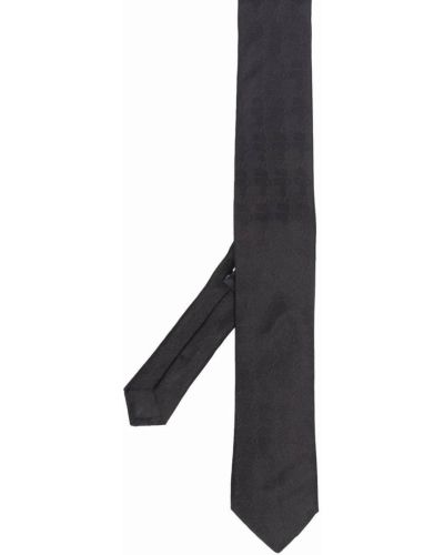 Corbata de seda de tejido jacquard Karl Lagerfeld negro