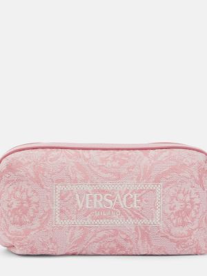 Žakárová taška Versace ružová